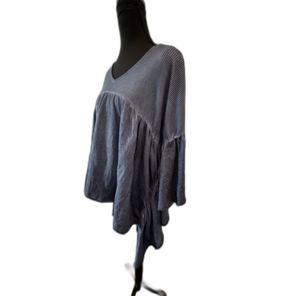 💙 POL Boho Oversized Top NWT • Oversized Small • 100% Cotton • Flowy & Free ✨ - Picture 3 of 6